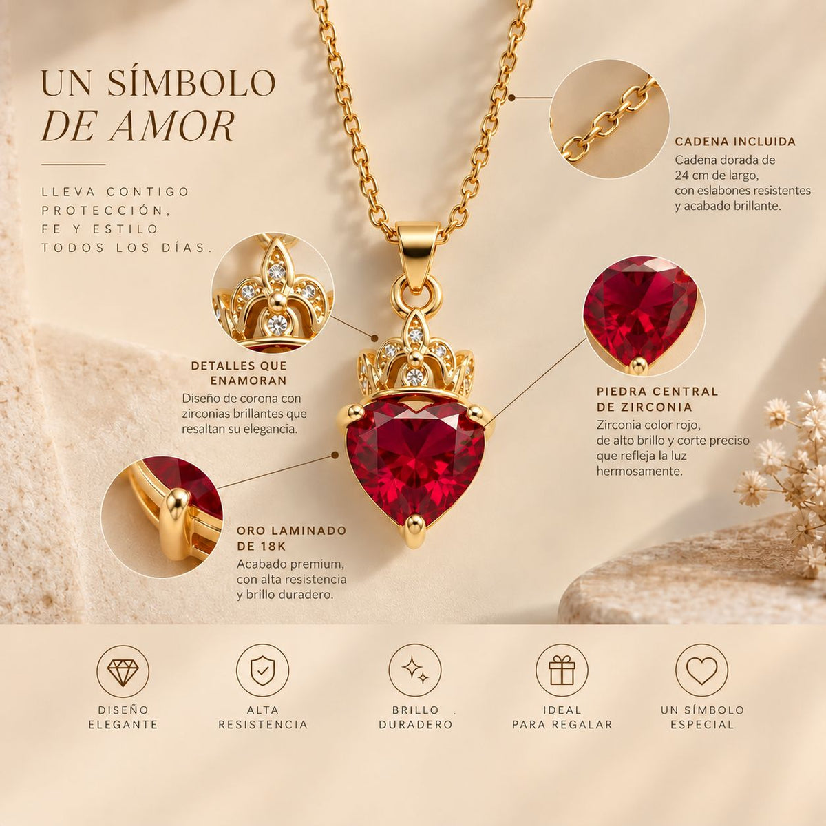 Collar Lazo de Fe