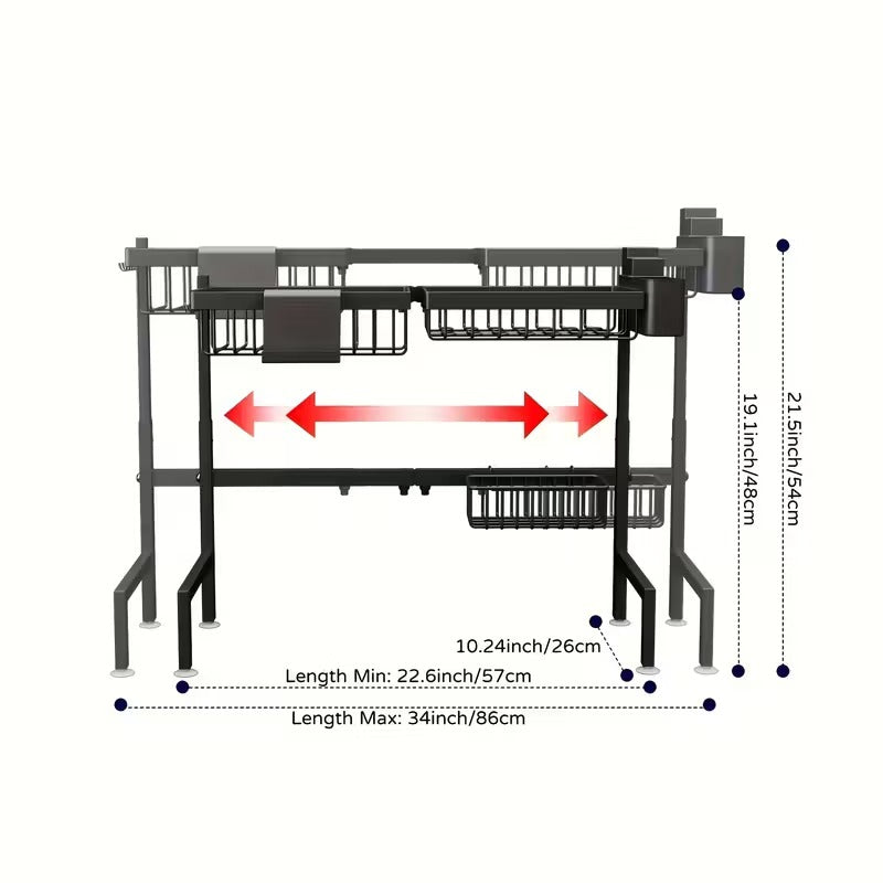 CleanRack™ — Escurridor Premium 2 Niveles