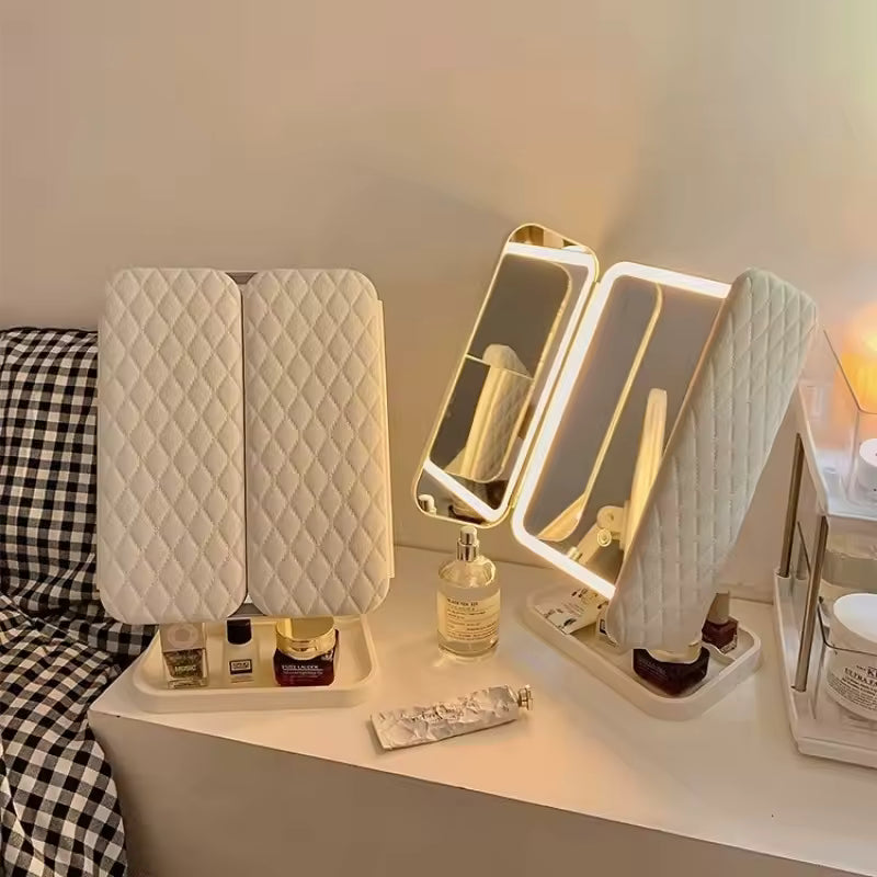 Espejo Inteligente LED con Luz Ajustable para Maquillaje